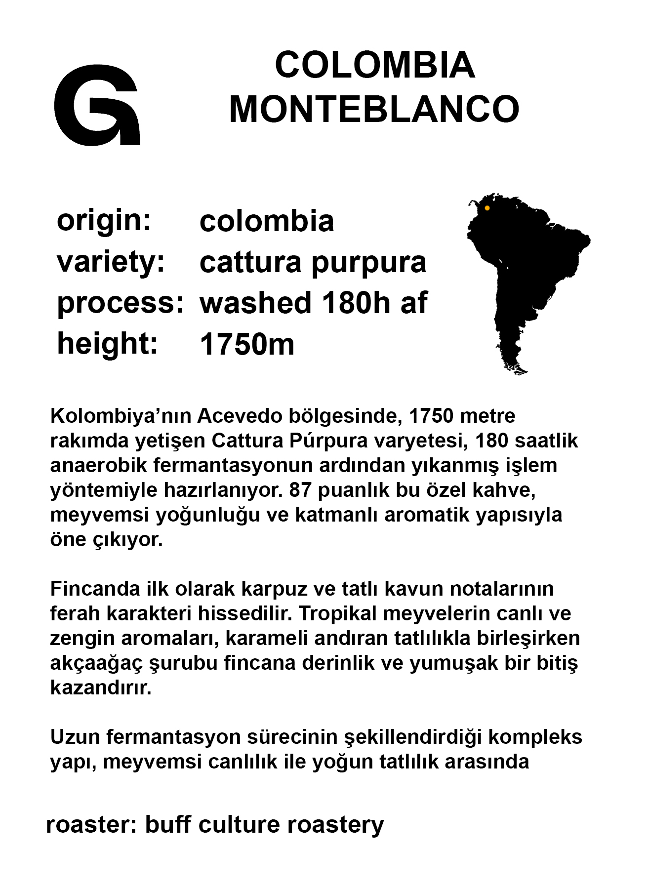 Rwanda Baho kahve bilgileri